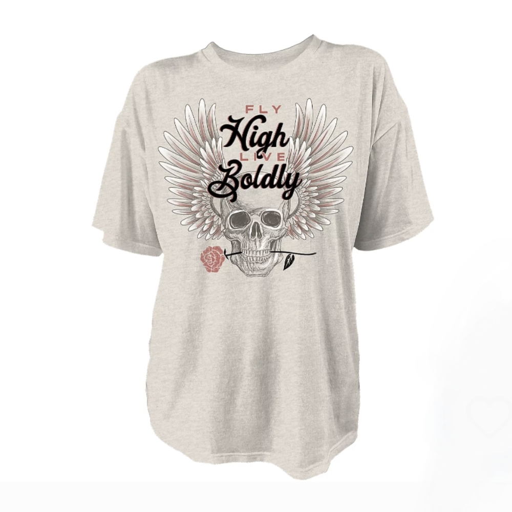 Large Live Outside the Limits Women's Live Boldly Oversize  Tee-NWT